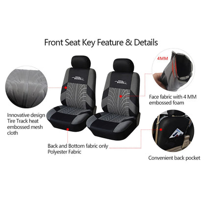 High Quality Car Seats Covers Universal Covers Car Interior Suitable for Two Rows of Seats (Double Front Seats and 2+1 Seats)