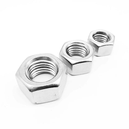 M1 M1.2 M1.4 M1.6 M2 M2.5 M3 M3.5 M4 M5 M6 M8 M10 M12 M16 M20 M24 DIN934 304 Stainless Steel Hex Hexagon Nut