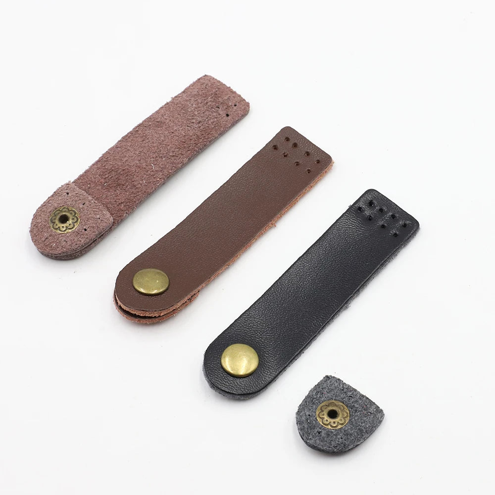 5PCS/Lot DIY Handmade Wallet Purse Hasp Buttons Clasp for Handbag Card Pack Clutch Bag Buckle Accessories Genuine Leather KZ0231