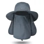 Sun Cap: Detachable Face and Neck Cover Included