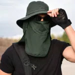 Sun Cap: Detachable Face and Neck Cover Included