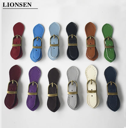 Lionsen Bag Magnetic Buttons Genuine Leather Bronze Hasp Buckle for Women Handmade DIY Crossbody Handbag Fastener Accessories KZ