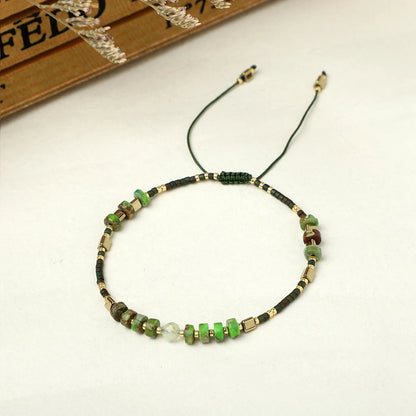 Go2Boho Tiny Bracelet Vintage Jewelry 2021 Natural Stone Bracelets For Women Miyuki Beads Pulsera Small Beaded String Braclets