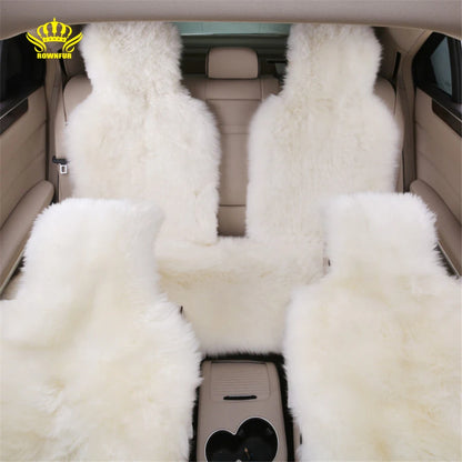 car seat cover 100% Natural fur Australian sheepskin universal size,1PCS,Long Hair for car lada granta kalina priora bmw toyota