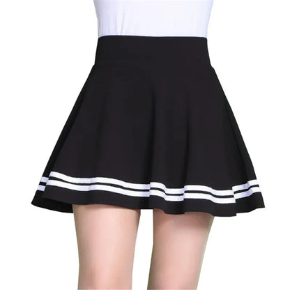 ALSOTO Summer Style Sexy Skirt for Girl Korean Skirts Womens Faldas Anti emptied saia lady Skater pleated mini Skirt tutu