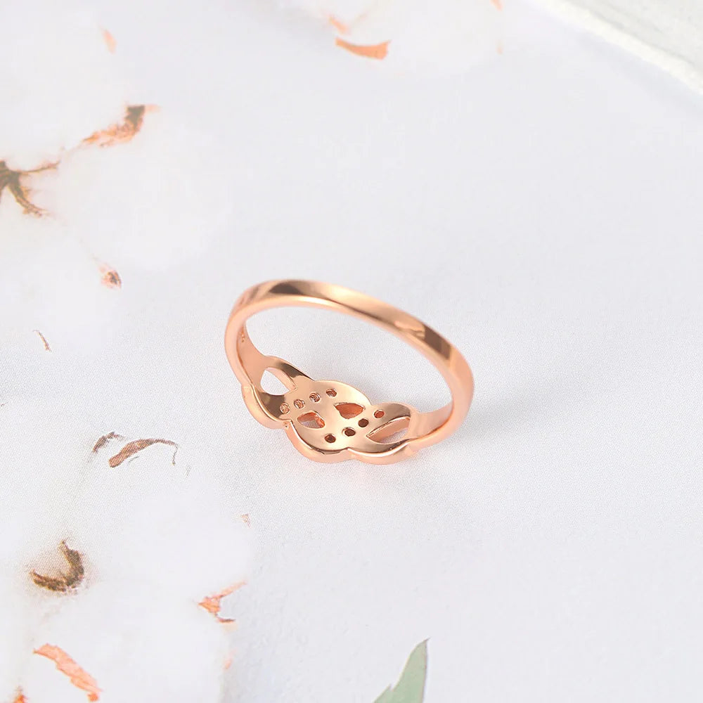 ZHOUYANG Ring For Women Simple Style Wave Shape Austrian Crystals Rose Gold Color & Silver Color Fashion Jewelry ZYR334 ZYR226