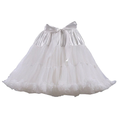 Hot Sale Women Mini Petticoat Tulle Puffy Short Vintage Wedding Bridal Petticoat Underskirt Rockabilly Tutu