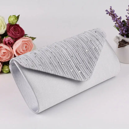 2019 The Newest Fashion Bags Suit More Clothing Women's Diamonte Envelope Clutch Shoulder Bag Purse Wedding Bridal Prom HandBags