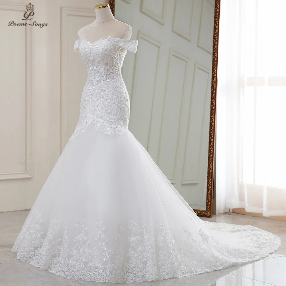 Real photo Real video Luxury Sexy style mermaid wedding dresses  marriage dress robe de mariee vestidos de novia sereia