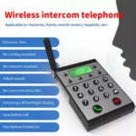 Wireless Digital Intercom System – Ideal for Home and Office Communication