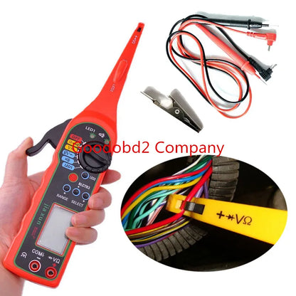 Power Electrical Multi-function Auto Circuit Tester Multimeter Lamp Car Repair Automotive Electrical Multimeter 0V-380V( Screen)