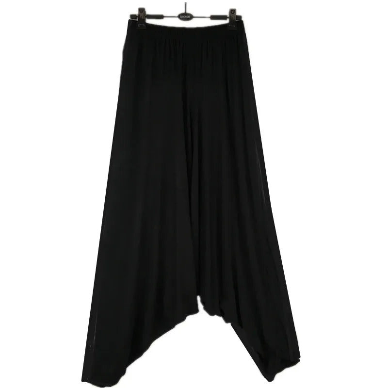 2024 Casual harem plants,loose women casual trousers,wide leg pants,pantskirt,  -  woman Big crotch pants,bloomers