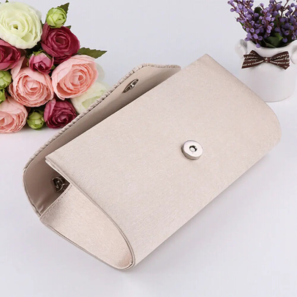 2019 New Hot Style Fashion Women's Elegant Diamonds Chains Envelope Clutch Shoulder Bag Girls Lady Wedding Prom Handbag