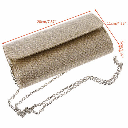 Luxury Women's Evening Shoulder Bag Bridal Clutch Party Prom Wedding Handbag