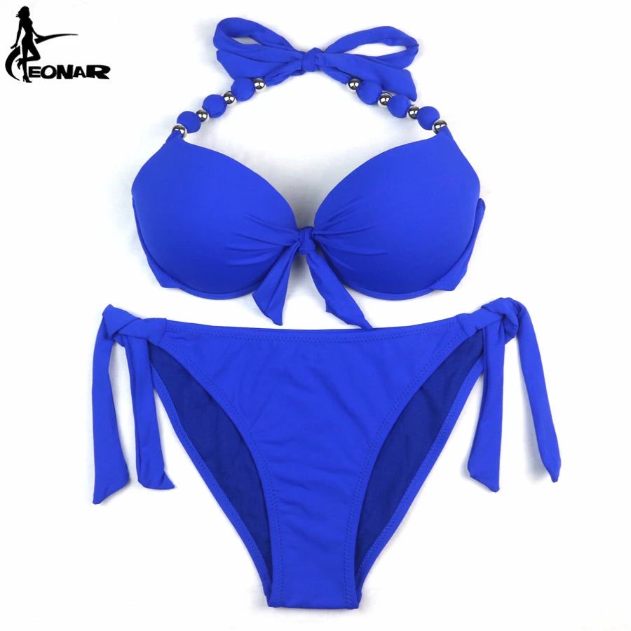 EONAR Women Bikini Offer Combined Size Swimsuit Push Up Bikini Sets Brazilian Bathing Suits Plus Size Swimwear Female XXL