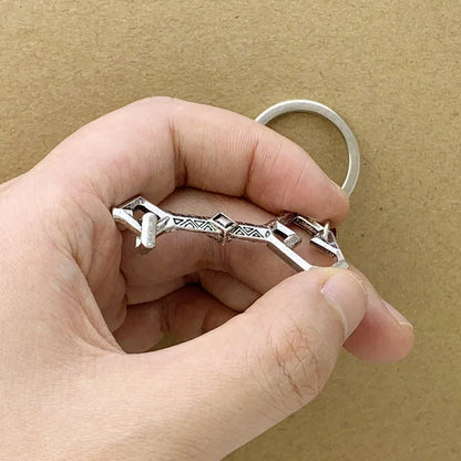 Stainless Steel Hobbit Thorin Key Chain Lonely Mountain LOTR Fashion Jewelry Fan Gift High Quality