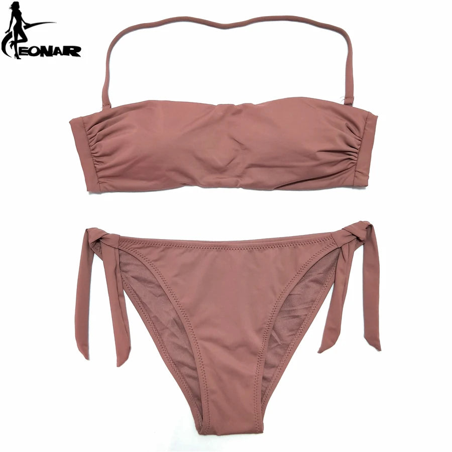 EONAR Bandeau Bikinis 2022 Women Swimsuit Push Up Brazilian Bikini Set Swimwear Female Bathing Suits Maillot De Bain Swimming