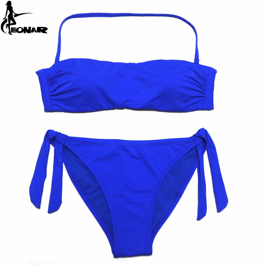 EONAR Bandeau Bikinis 2022 Women Swimsuit Push Up Brazilian Bikini Set Swimwear Female Bathing Suits Maillot De Bain Swimming