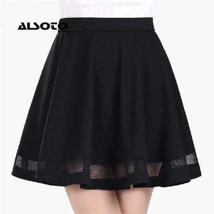 Women Summer School Skirt Midi Tutu Femme Womens Fashion Grid Design Faldas Mujer Moda Pleated Korean Skirts Womens Sexy Skirts