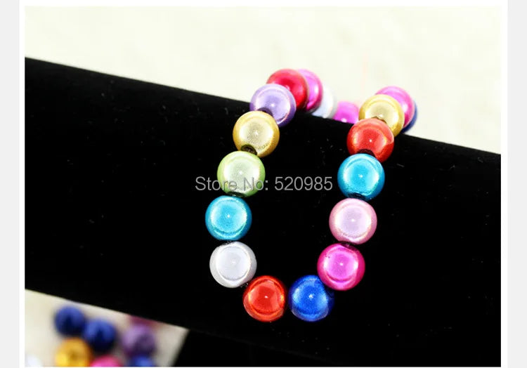 Top Quality 4 6 8 10 12mm Mixed Color 3D Illusion Miracle beads Acrylic Spacer beads   NO.MB01