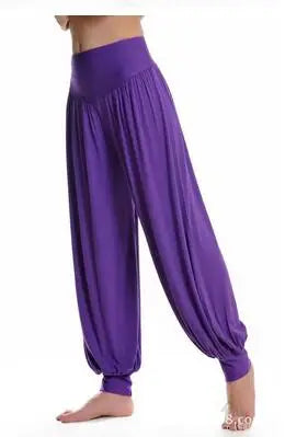 1pcs/lot Women Lady Harem pants modal solid Long Pants Belly Dance pants Boho Wide Trousers