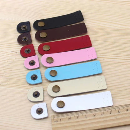 5PCS/Lot DIY Handmade Wallet Purse Hasp Buttons Clasp for Handbag Card Pack Clutch Bag Buckle Accessories Genuine Leather KZ0231