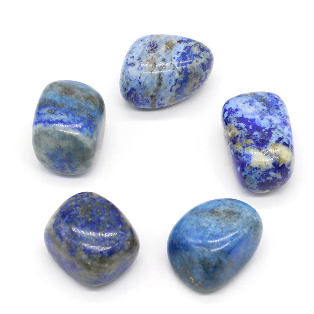 Lapis Lazuli Ornament Natural Semi-precious Stones  Irregular Shape Fish Tank Garden Decoration DIY Jewelry Accessories 20-30MM