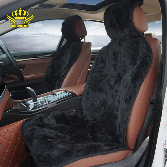 UNIVERSAL HOT SALE STYLING  NATURAL SHEEPSKIN CAR SEAT COVER AUTO INTERIOR ACCESSORIES FREE SHIPPING AUTOMOTIVE CAR SEAT COVERS