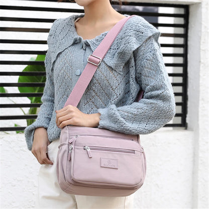 Summer Style Many Pocket Shoulder Crossbody Bags for Women 2022 Ladies Hand Cross Body Bag Woman Purses and Handbags Sac A Main