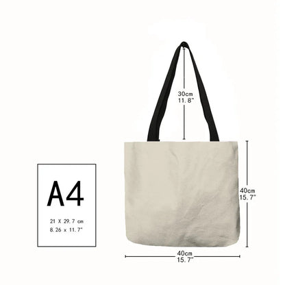 Customized Oil Painting Tears Linen Cloth Tote Bags For Women Gustav Klimt  Ladise Fashion Handbag Large Capacity Shopping Totes