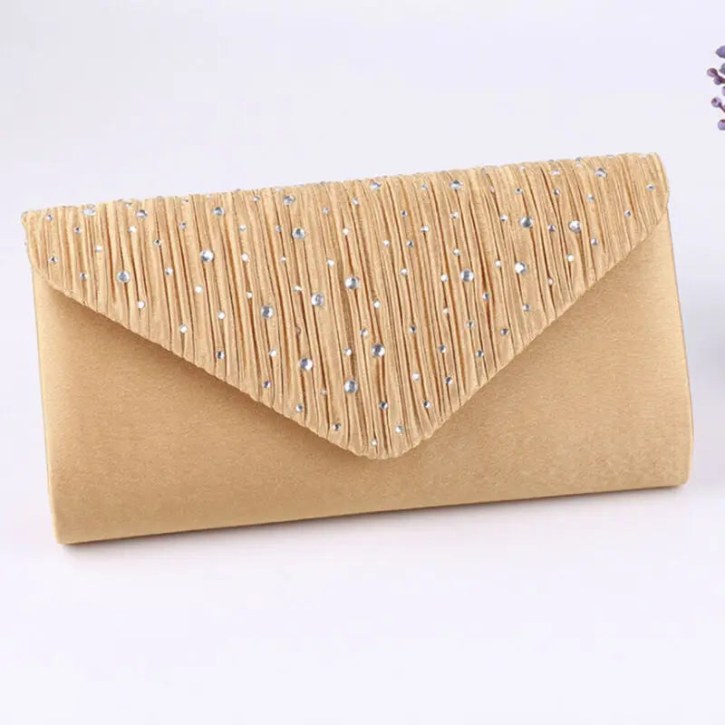 2019 The Newest Fashion Bags Suit More Clothing Women's Diamonte Envelope Clutch Shoulder Bag Purse Wedding Bridal Prom HandBags