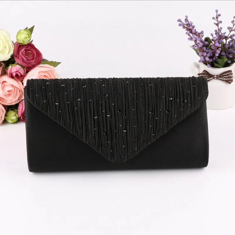 2019 The Newest Fashion Bags Suit More Clothing Women's Diamonte Envelope Clutch Shoulder Bag Purse Wedding Bridal Prom HandBags