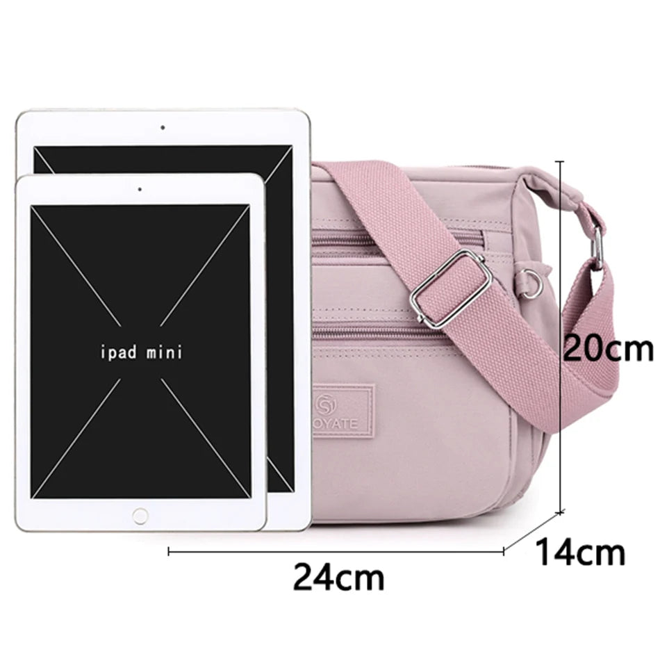 Summer Style Many Pocket Shoulder Crossbody Bags for Women 2022 Ladies Hand Cross Body Bag Woman Purses and Handbags Sac A Main