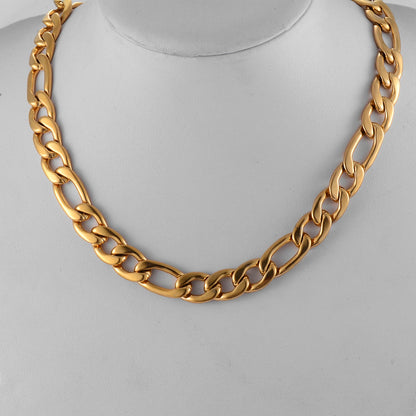 Gold Color Figaro Chain Popular Men And Women Hip Hop Necklace High Quality Fashion Accessories