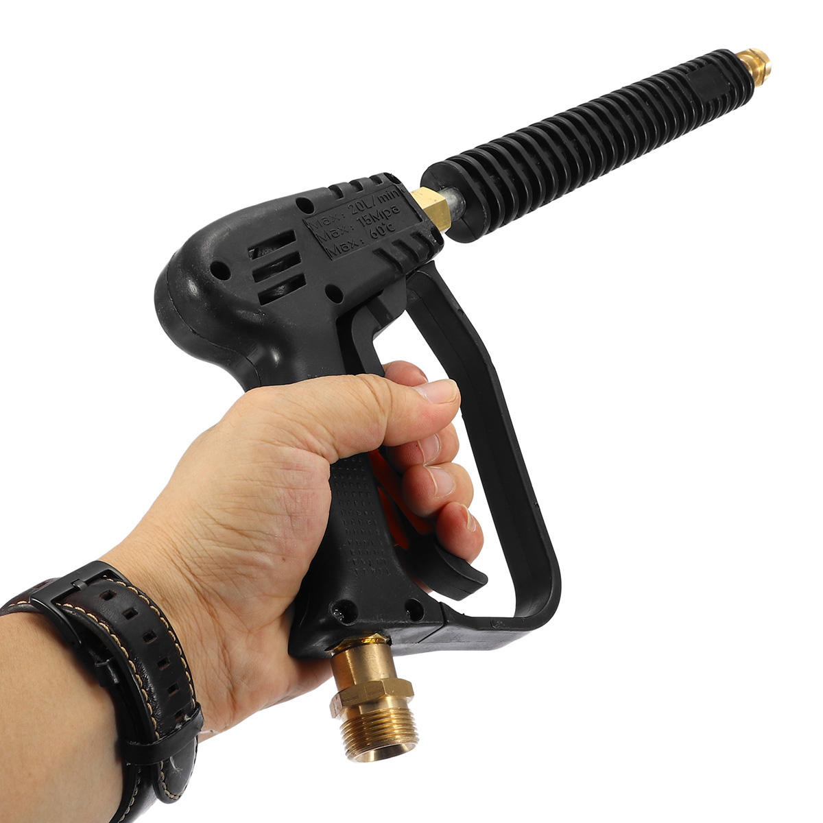 High-Pressure 3000 PSI Water Jet Washer with 5-Color Nozzles