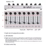 SMC-MIXER MIDI Controller: Compact 43-Button Mixing Console with Knobs and Buttons