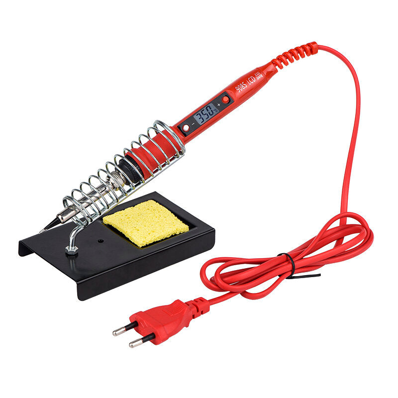 JCD 80W Soldering Iron Kit – Adjustable Temperature, Digital Multimeter, Auto Ranging LCD, Rework Tools