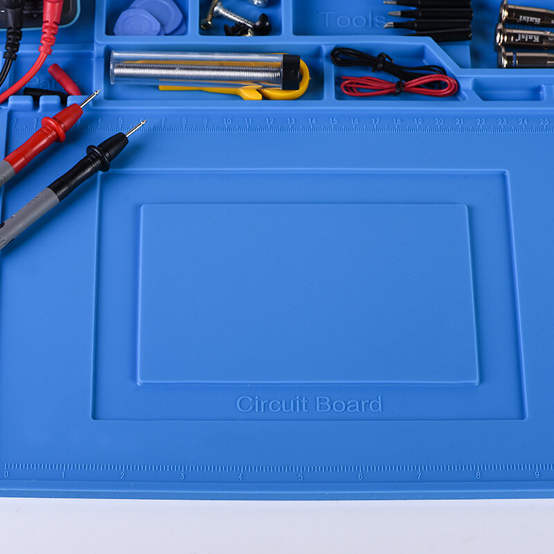 High-Temperature Resistant Silicone Soldering Mat with Heat Insulation and Magnetic Features