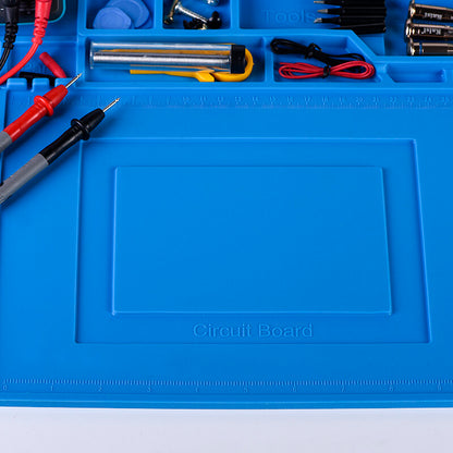 High-Temperature Resistant Silicone Soldering Mat with Heat Insulation and Magnetic Features