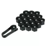 Universal Wheel Nut Covers – 20pcs Screw Protectors & Lug Caps, 19mm