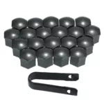 Universal Wheel Nut Covers – 20pcs Screw Protectors & Lug Caps, 19mm