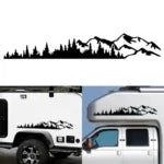 Universal Vinyl Decal – Mountain Forest Design for Cars