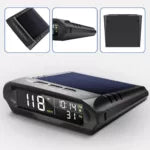 Wireless Solar-Powered GPS Speedometer with LCD Screen for Cars