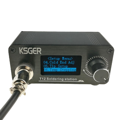 KSGER Mini V2.0 T12 Soldering Station with Premium T12-K Tips