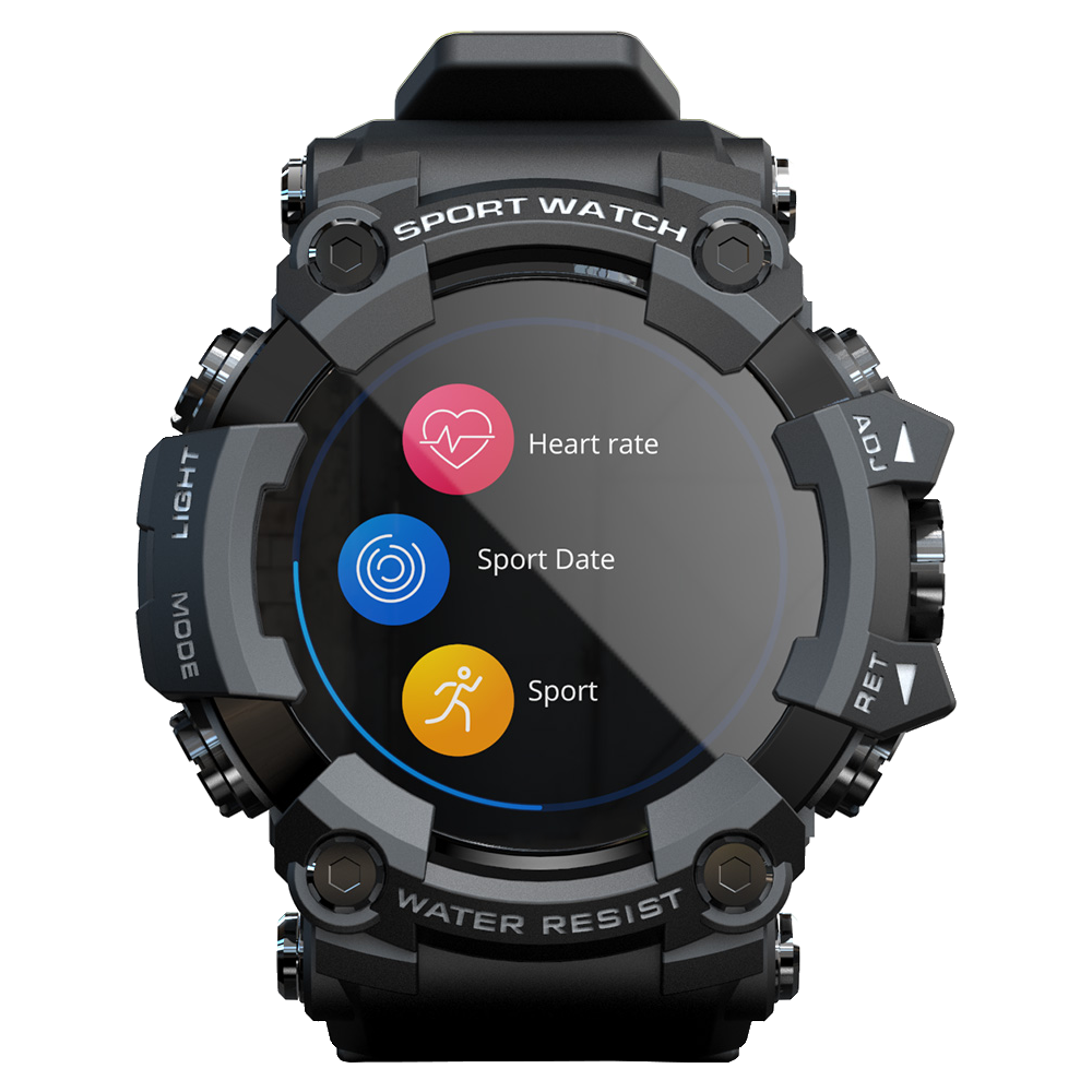 LOKMAT ATTACK: Outdoor Waterproof Smart Watch with Health Monitoring