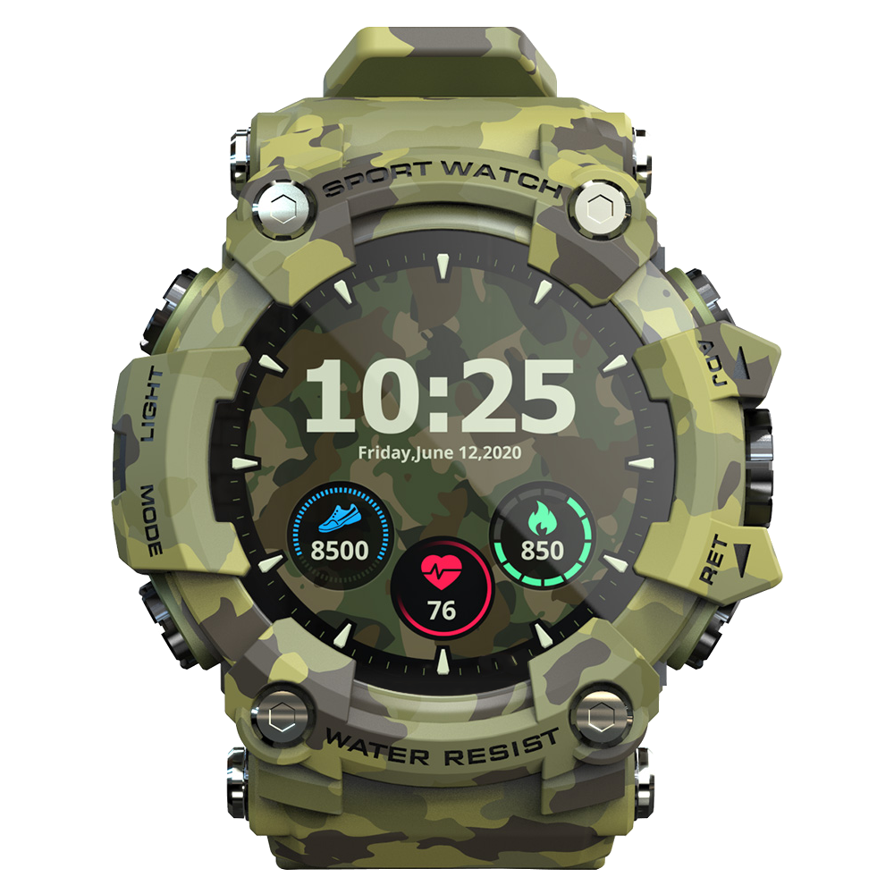 LOKMAT ATTACK: Outdoor Waterproof Smart Watch with Health Monitoring