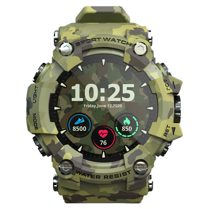 LOKMAT ATTACK: Outdoor Waterproof Smart Watch with Health Monitoring