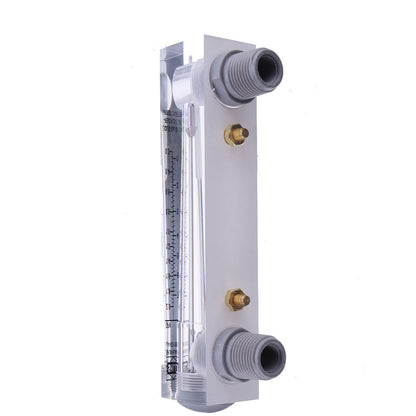 Rotameter LZM-15 Inline Flow Meter, Suitable for Water Liquid, 0.2-2.0 GPM