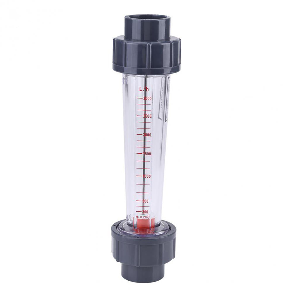 Plastic Tube Water Rotameter Flow Meter, 300-3000L/H Capacity