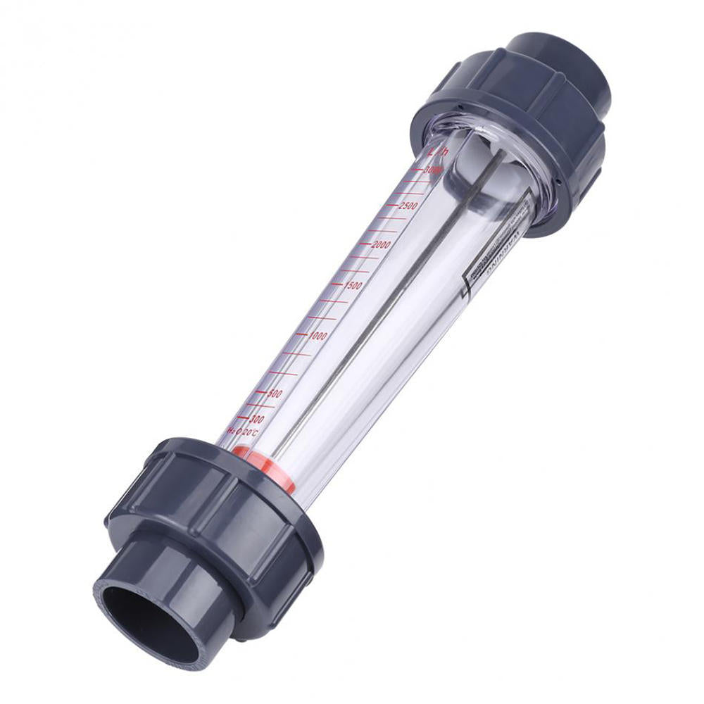 Plastic Tube Water Rotameter Flow Meter, 300-3000L/H Capacity